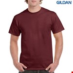 Gildan Plain Cotton Tee - maroon